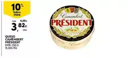 Continente Bom dia Président - queijo camembert promoção
