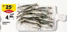 Continente Sardinha fresca promoção
