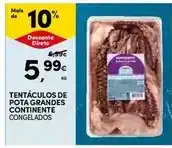 Continente Continente - tentáculos de pota grandes promoção