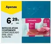Continente Continente - bifes de atum promoção
