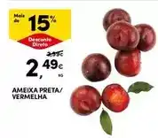 Continente Ameixa preta/ vermelha promoção