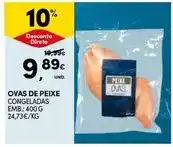 Continente Ovas de peixe promoção