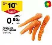 Continente Continente - cenoura promoção