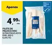 Continente Filete de paloco msc promoção