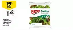 Continente Vitacress - salada aromatica promoção
