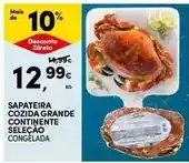 Continente Continente - sapateira cozida grande selecao promoção