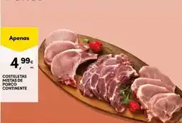 Continente Continente - costeletas mistas de porco promoção