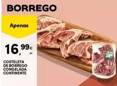 Continente Continente - costeleta de borrego congelada promoção