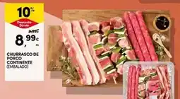 Continente Continente - churrasco de porco promoção