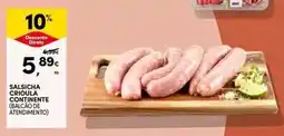 Continente Continente - salsicha promoção