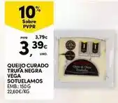 Continente Queijo curado trufa negra promoção