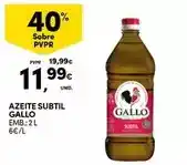 Continente Gallo - azeite subtil promoção