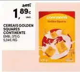 Continente Continente - cereais golden squares promoção