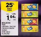 Continente Tuc - bolacha promoção