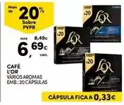 Continente L'or - café promoção
