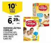 Continente Cerelac - farinha láctea promoção
