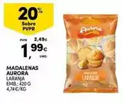 Continente Aurora - madalenas promoção