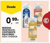 Continente Continente - bebidas vegetais 0% promoção