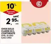 Continente Continente - ovos solo classe m/l promoção