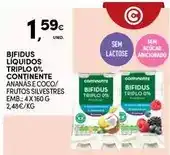 Continente Continente - bífidus liquidos promoção