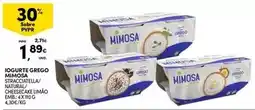 Continente Mimosa - iogurte grego promoção