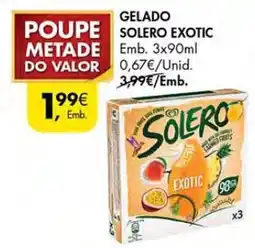 Pingo Doce Gelado solero exotic promoção