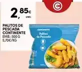 Continente Continente - palitos de pescada promoção