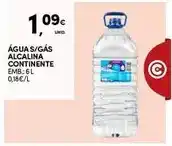 Continente Continente - água s/gas alcalina promoção