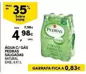 Continente Pedras salgadas - água c/gas promoção