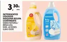 Continente Continente - detergentes liquidos maquina roupa promoção