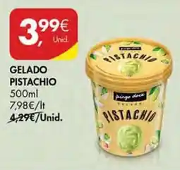 Pingo Doce Gelado pistachio promoção