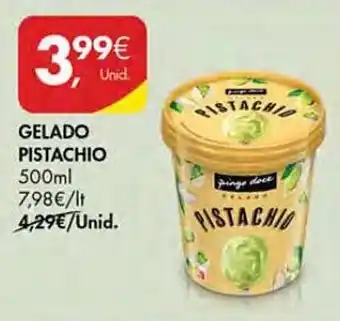 Pingo Doce Gelado pistachio promoção