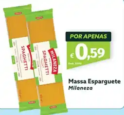 Roque Supermercados Massa Esparguete Milaneza promoção