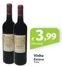 Roque Supermercados Vinho Esteva Tinto promoção