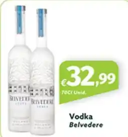 Roque Supermercados Vodka Belvedere promoção