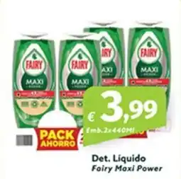 Roque Supermercados Det. Liquido Fairy Maxi Power promoção