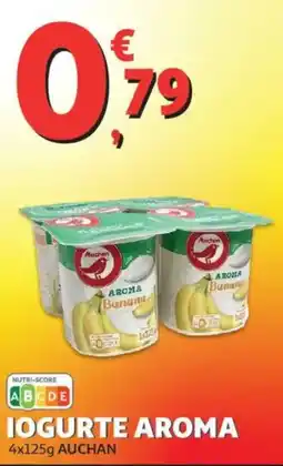Auchan Iogurte aroma promoção