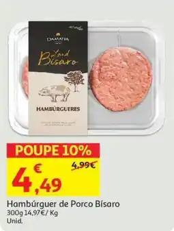 Auchan Hambúrguer de Porco Bísaro promoção