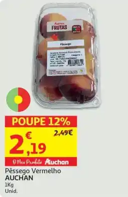 Auchan Pêssego Vermelho AUCHAN promoção