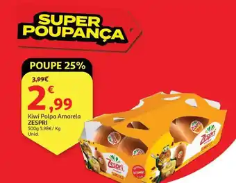 Auchan Kiwi Polpa Amarela ZESPRI promoção