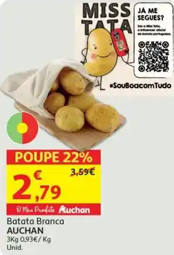 Auchan Batata Branca AUCHAN promoção