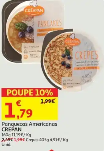 Auchan Panquecas Americanas CREAPAN promoção