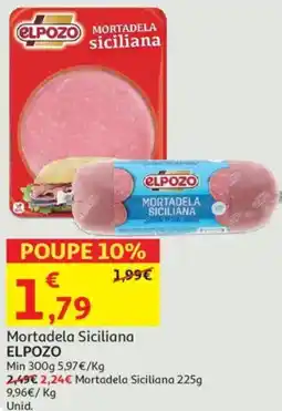 Auchan Mortadela Siciliana ELPOZO promoção