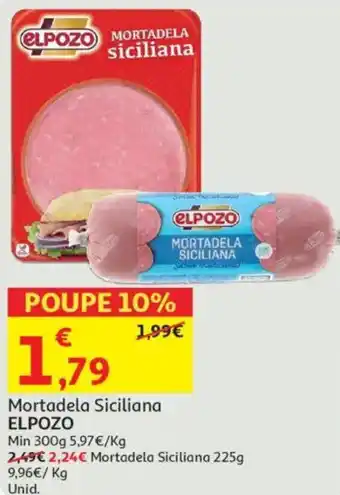Auchan Mortadela Siciliana ELPOZO promoção