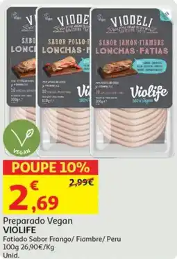 Auchan Preparado Vegan VIOLIFE promoção