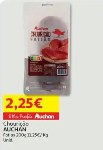 Auchan Chourição AUCHAN Fatias promoção