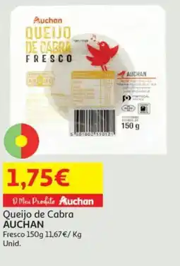 Auchan Queijo de Cabra AUCHAN promoção