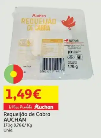 Auchan Requeijão de Cabra AUCHAN promoção