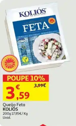 Auchan Queijo Feta KOLIÓS promoção
