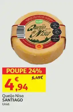 Auchan Queijo Nisa SANTIAGO Unid. promoção